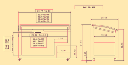 AHT® RIO S 125 CURVED LID FREEZER 9.1CubFeet 90-DAY-WARRANTY WATCHVIDEO FREESHIP
