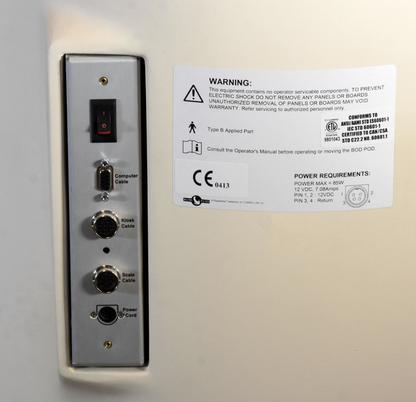 LIFE MEASUREMENT BIOLECTRIC COSMED BOD POD® 2007A PLETHYSMOGRAPH 90-DAY-WARRANTY