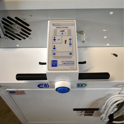 PHS WEST ERGO EXPRESS 3000 MOTORIZED STORAGE CART WATCH-VIDEO WARRANTY FREE-SHIP