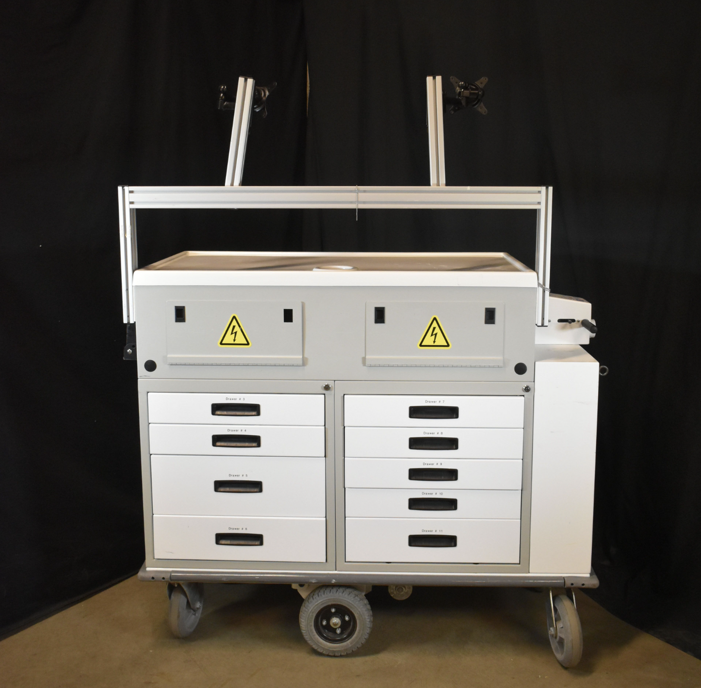 PHS WEST ERGO EXPRESS 3000 MOTORIZED STORAGE CART WATCH-VIDEO WARRANTY FREE-SHIP