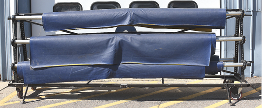 1UNIT OF 94'x10'FT COVERMASTER HEAVYDUTY GYM FARM SHOW TARP AWN COVER WATCHVIDEO