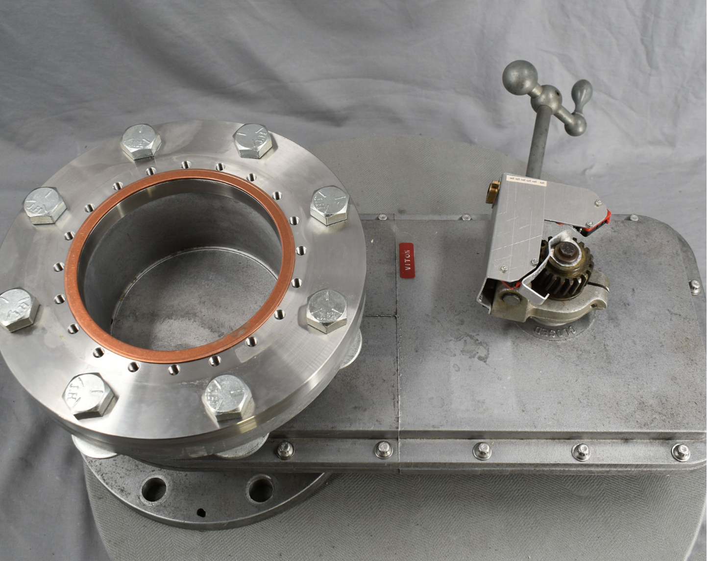 VACUUM RESEARCH CORP 3" MANUAL PNEUMATIC GATE VALVE FREE SHIP