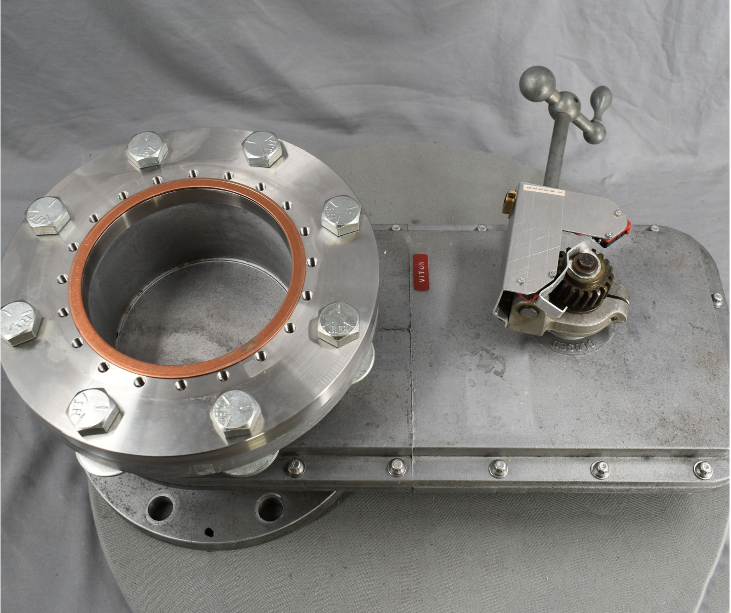 VACUUM RESEARCH CORP 3" MANUAL PNEUMATIC GATE VALVE FREE SHIP