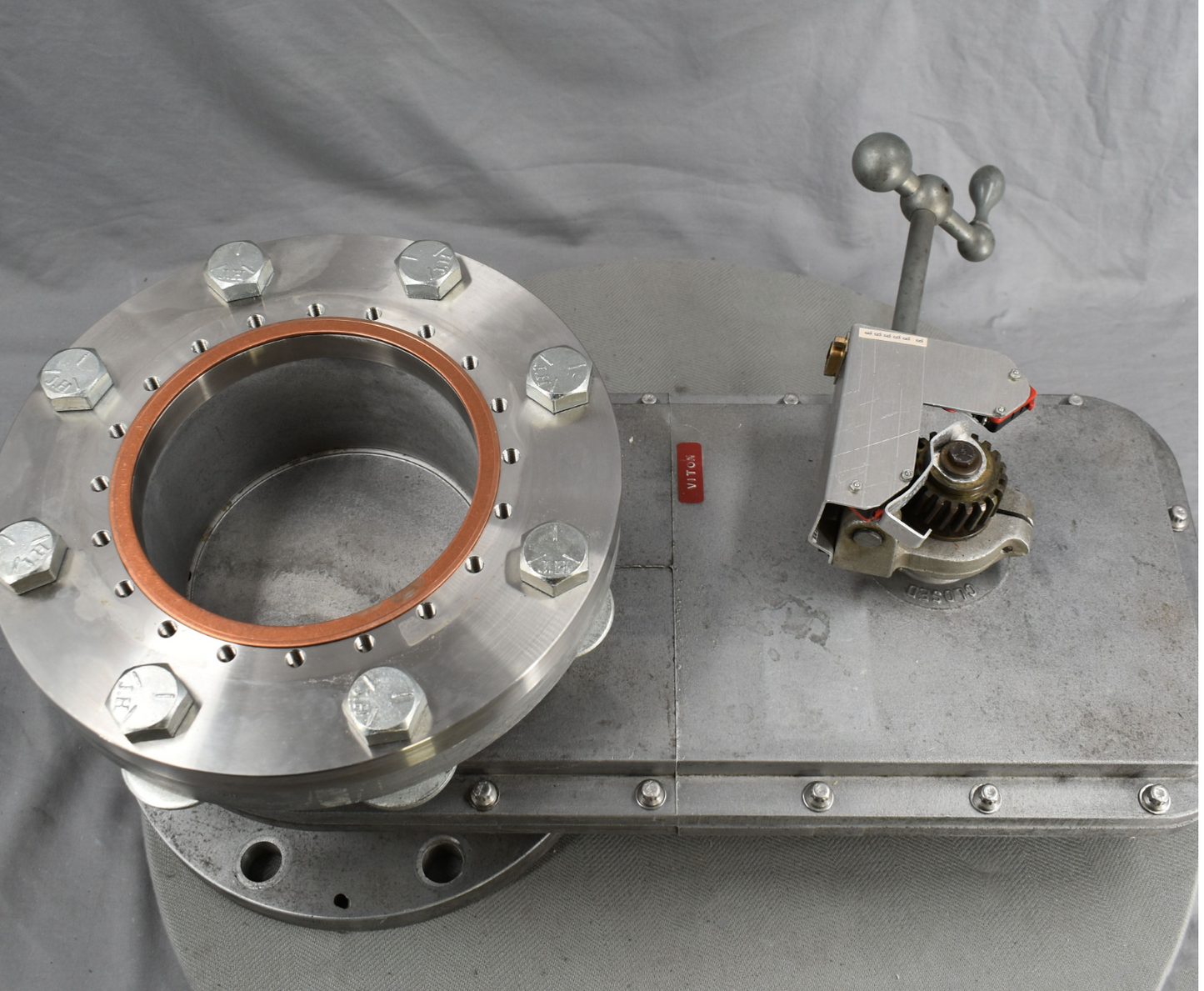 VACUUM RESEARCH CORP 3" MANUAL PNEUMATIC GATE VALVE FREE SHIP