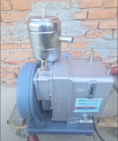 WELCH CHEMSTAR 1376N CHEMICHAL RESISTANT VACUUM PUMP 10.6cfm WATCHVIDEO FREESHIP