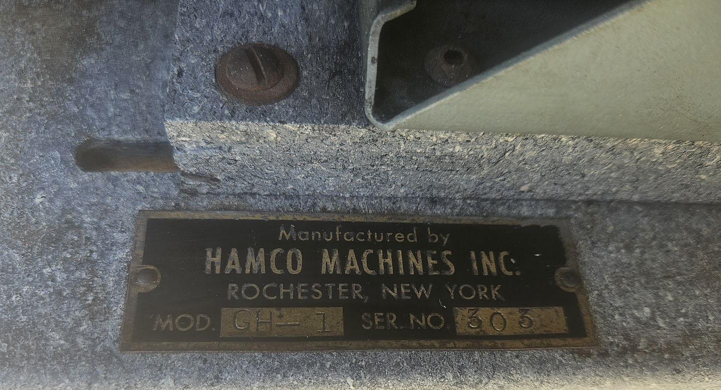 WARRANTY HAMCO THIN SECTION MINERALOGY PETROGRAPHIC MACHINE WATCH VIDEO FREESHIP