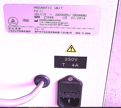 SISMEX XT-4000i AUTOMATED HEMATOLOGY ANALYZER XTseries & PNEUMATIC PU17 FREESHIP