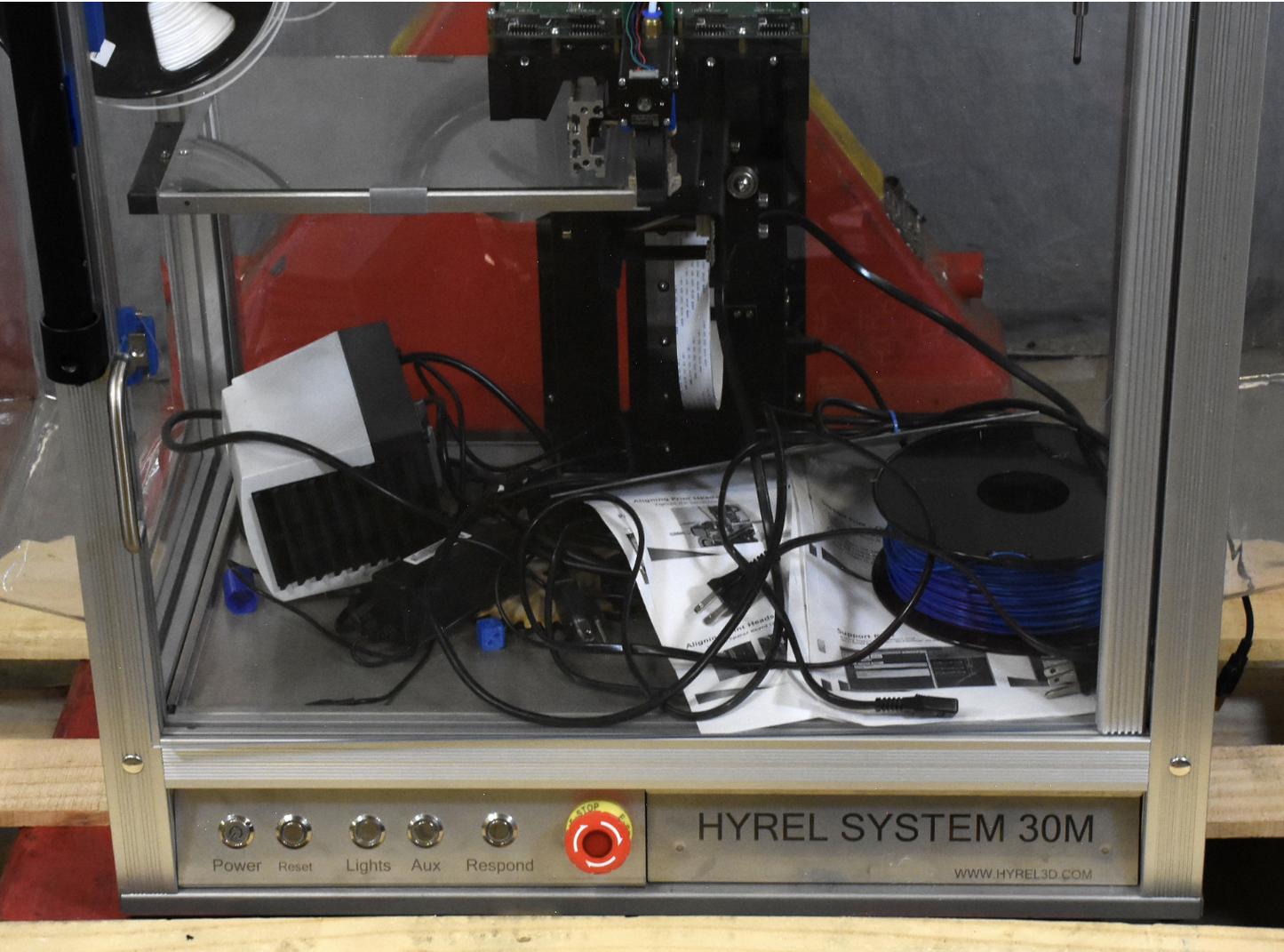 HYREL SYSTEM 30M ENCLOSED 3D PRINTER FOR PARTS FREE USA COMMERCIAL SHIP