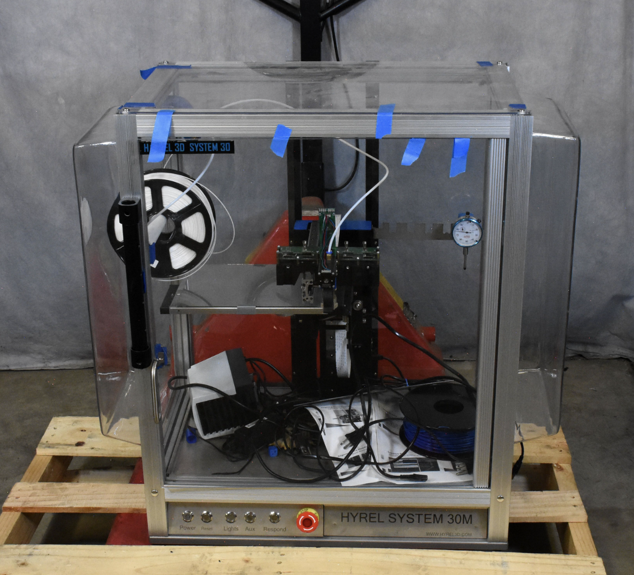 HYREL SYSTEM 30M ENCLOSED 3D PRINTER FOR PARTS FREE USA COMMERCIAL SHIP