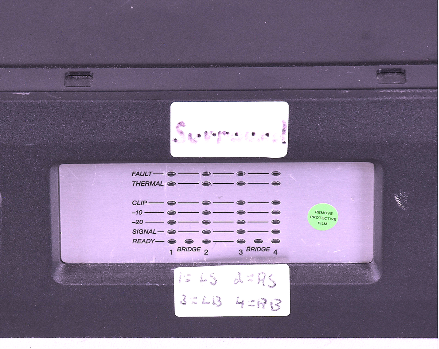 For-Parts CROWN DCi 4x600MX DRIVECORE 4x600WATT CHANNELS with OPERATIONAL MANUAL