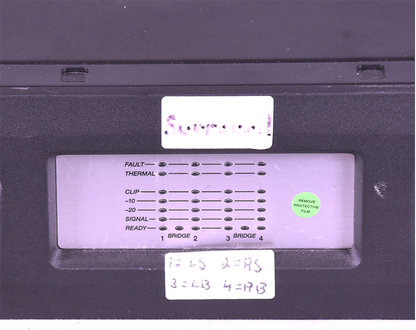 For-Parts CROWN DCi 4x600MX DRIVECORE 4x600WATT CHANNELS with OPERATIONAL MANUAL