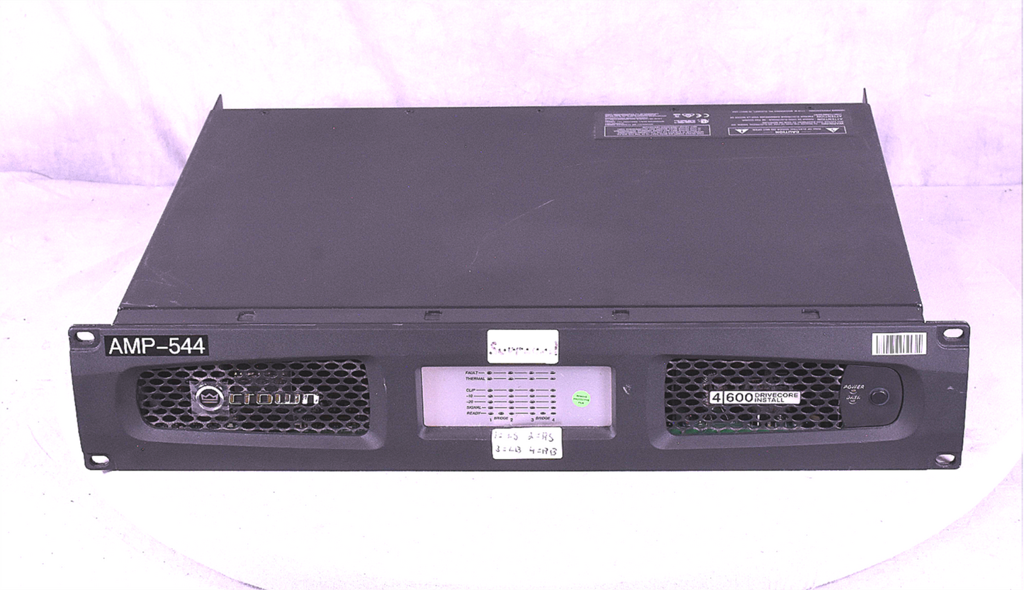 For-Parts CROWN DCi 4x600MX DRIVECORE 4x600WATT CHANNELS with OPERATIONAL MANUAL