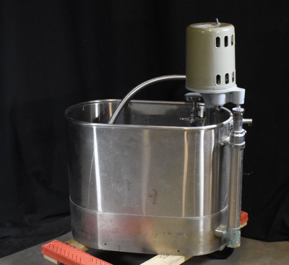 WHITEHALL E-15-S HYDROTHERAPY WHIRLPOOL 15 GALLON TUB METAL & MANUAL FREE SHIP