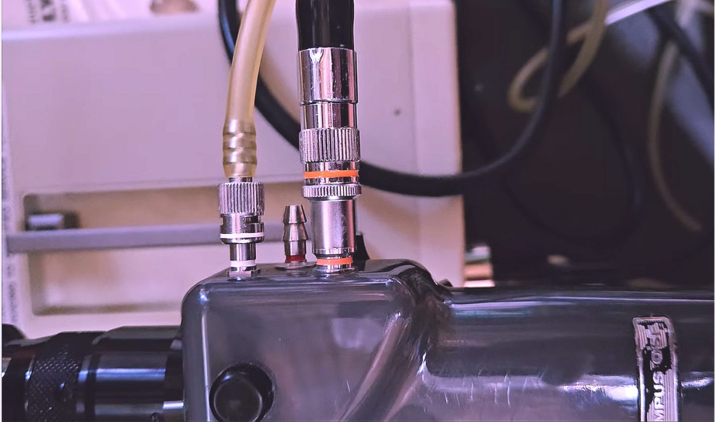 90-DAYWARRANTY OLYMPUS OSF-35 FIBERSCOPE & CLK-3 LIGHTSOURCE CASE KEY WATCHVIDEO