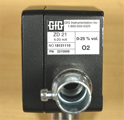 WARRANTY GFG GMA 200-MW SINGLE GAS DETECTOR and GFG ZD21 TRANSMITTER FREE SHIP