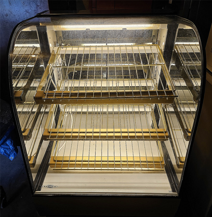 WARRANTY 31"x 48"x35" FEDERAL CURVED GLASS LIGHT BAKERY DISPLAY CABINET FREESHIP