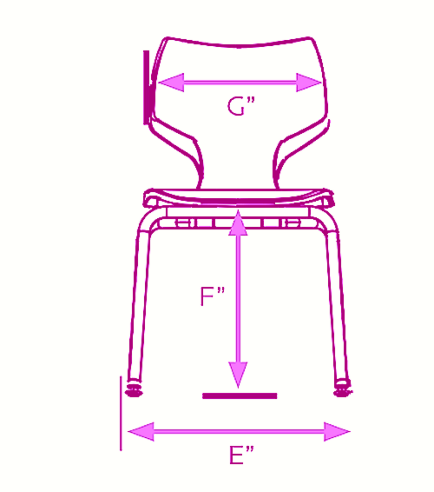 LOT 12 SMITH SYSTEM FLAVORS MODERN SCULPTED HOT MOULDED STACKING CHAIRS FREESHIP
