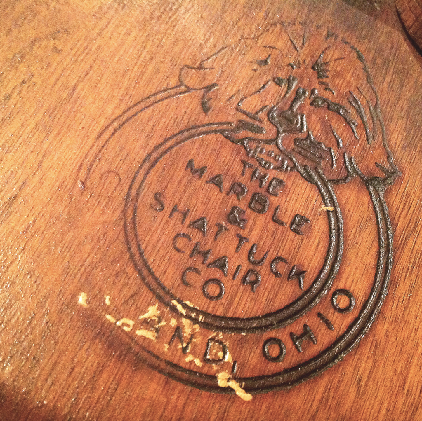 8 1940's VINTAGE OAK MARBLE SHATTUCK ARMCHAIRS OFFICE LIBRARY ARM CHAIR FREESHIP