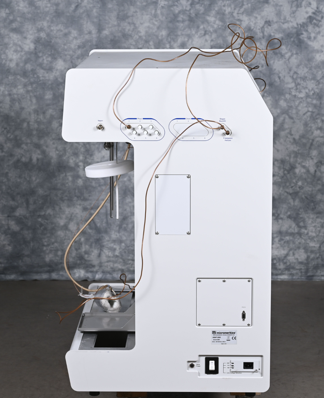 MICROMERITICS® ASAP 2020 SURFACE AREA & POROSITY ANALYZER EDWARDS EXT 75DX PUMP
