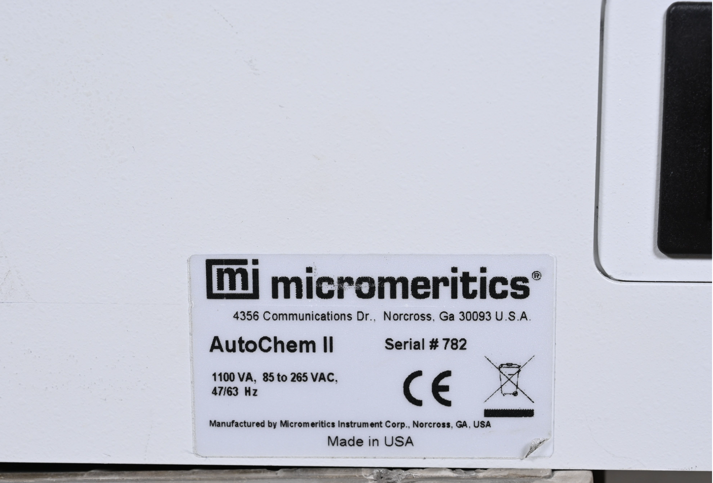 MICROMERITICS® AUTOCHEM II 2920 CHEMICAL ADSORPTION REACTION ANALYZER FREE SHIP