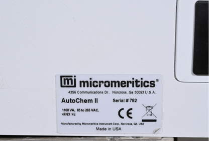 MICROMERITICS® AUTOCHEM II 2920 CHEMICAL ADSORPTION REACTION ANALYZER FREE SHIP