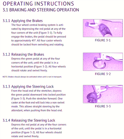 HAUSTED™ PEDIATRIC CRIB GURNEY COMPLETE with RAIL & MATTRESS WATCHVIDEO FREESHIP