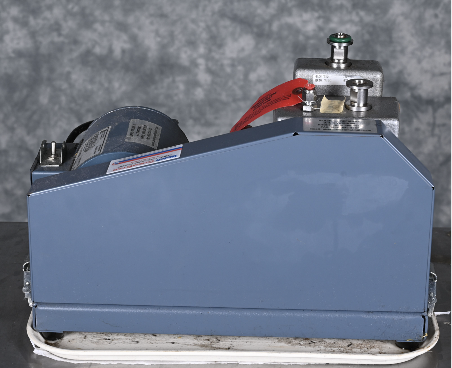 WELCH CHEMSTAR 1400N CHEMICHAL RESISTANT VACUUM PUMP 10.6cfm WATCHVIDEO FREESHIP