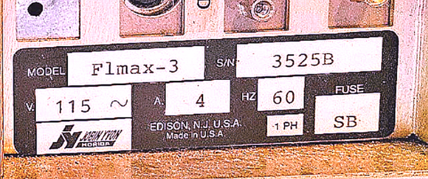 HORIBA JOBIN YVON (HJY) FLUOROMAX-3 BENCHTOP FLUOROMETER DETECTION UNIT FREESHIP