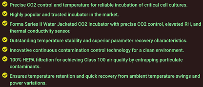REFURBISHED FORMA Water Jacketed Double Stack Model 3110 CO2 INCUBATOR FREESHIP