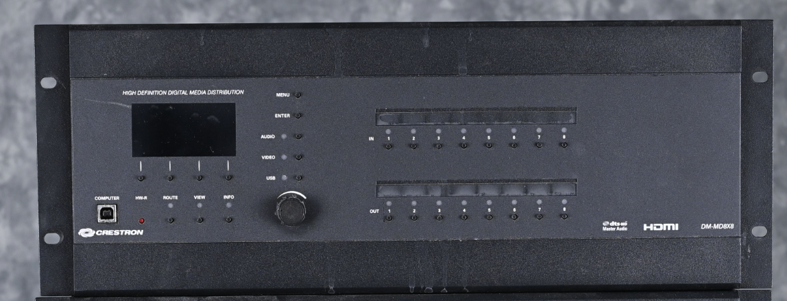 CRESTON DM-MD8X8 Matrix Switcher TPS-6 Monitor DM-RMC-100 CP2E Control Processor