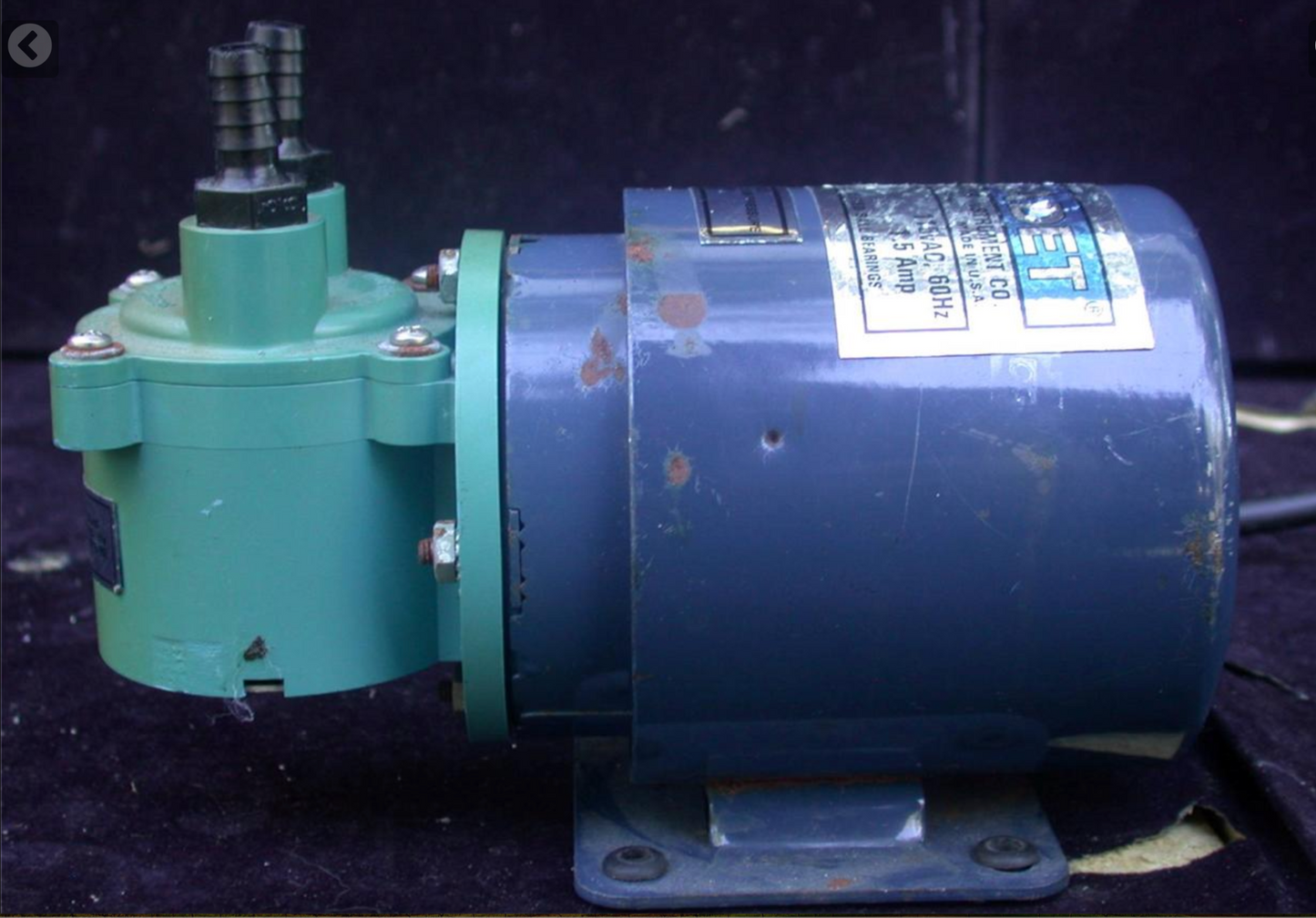 BARNANT SINGLE HEAD AIR CADET VACUUM PRESSURE PUMP MODEL 400-2901 115VAC 60HZ