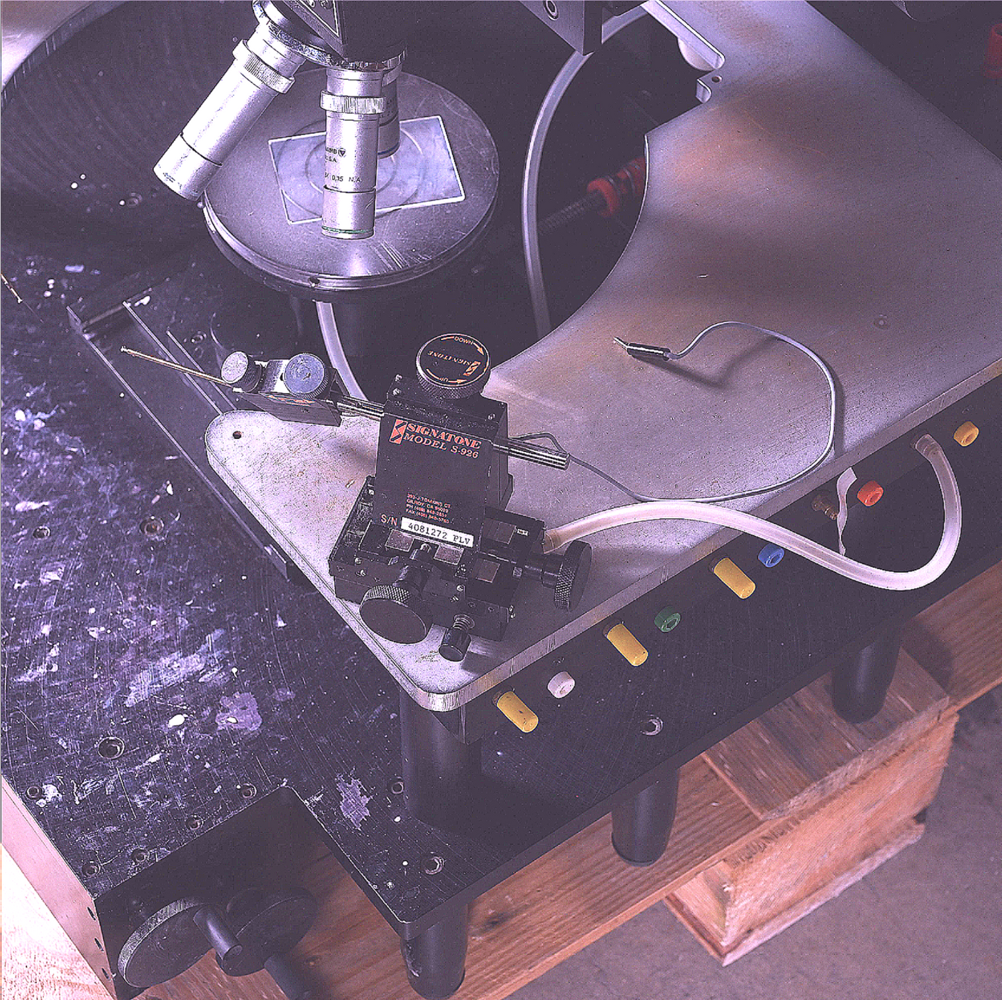 SIGNATONE S-1150A PROBE STATION BAUSCH LOMB & EXTRAS for Parts/Repair FREE SHIP