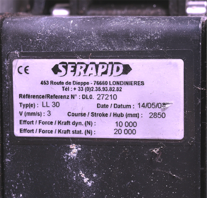 WARRANTY SERAPID LL-30 LINKLIFT PORTABLE HEAVYDUTY LOAD MATERIAL SYSTEM FREESHIP