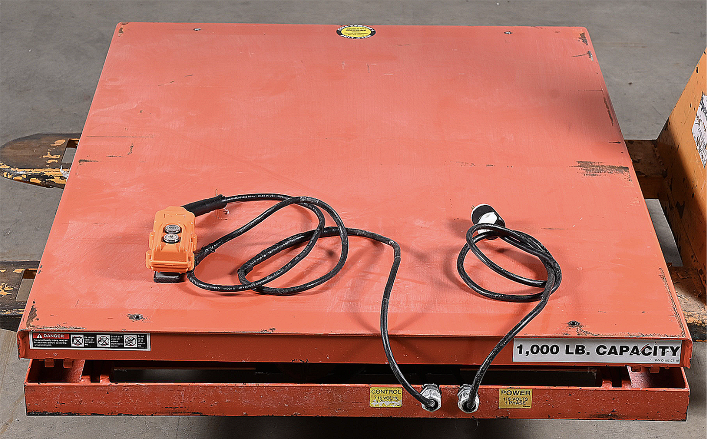 WARRANTY 1000lb PRESTO™ WXS36 ELECTRIC SCISSORS TABLE LIFT 48"x36" WATCH-VIDEO