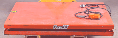 WARRANTY 1000lb PRESTO™ WXS36 ELECTRIC SCISSORS TABLE LIFT 48"x36" WATCH-VIDEO