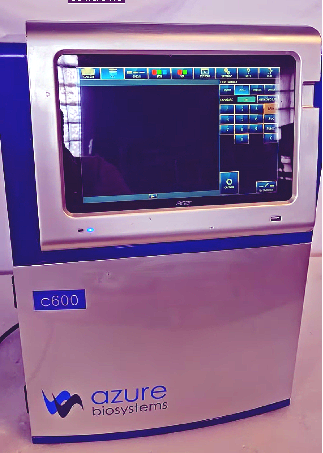 AZURE BIOSYSTEMS c600 GL IMAGER WATCH-A-VIDEO-THIS-UNIT-WORKING FREE-SHIPPING