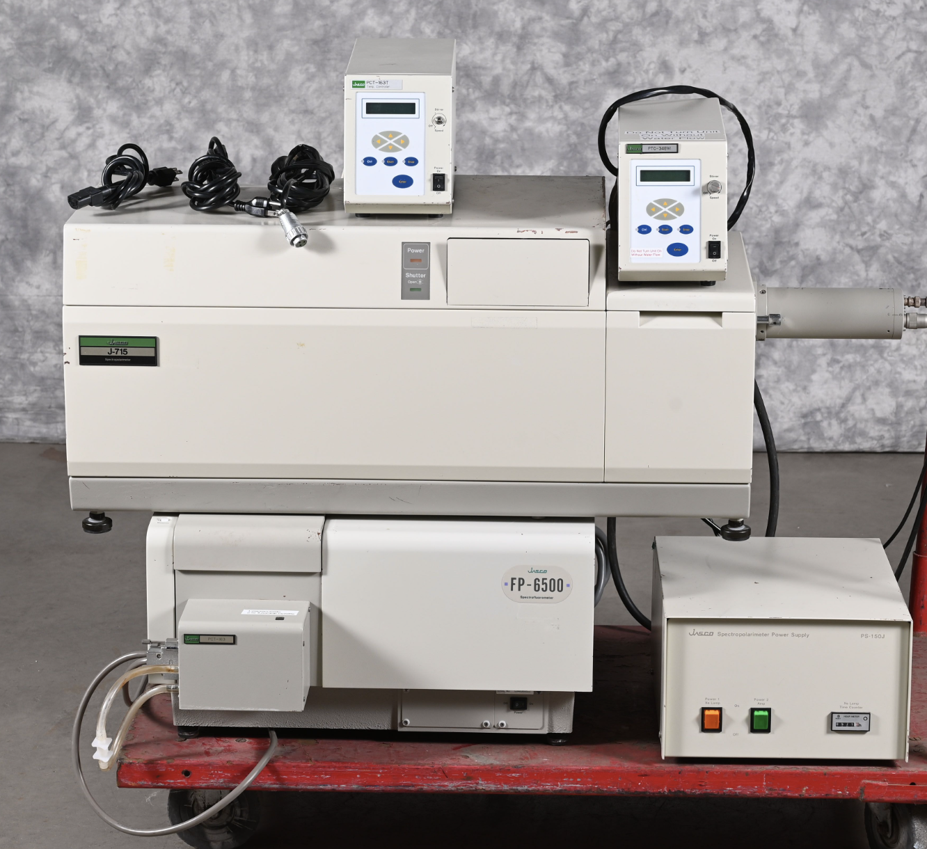 JASCO J-715 / FP-6500 / PCT-163T PTC-348WI DICHROISM SPECTROPOLARIMETER FREESHIP