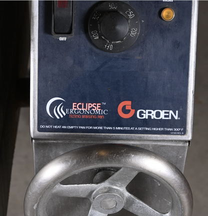 WARRANTY GROEN BPM-303 ECLIPSE 30GALLON BRAISING PAN SKILLET 3PHASE480VOLTELECTR