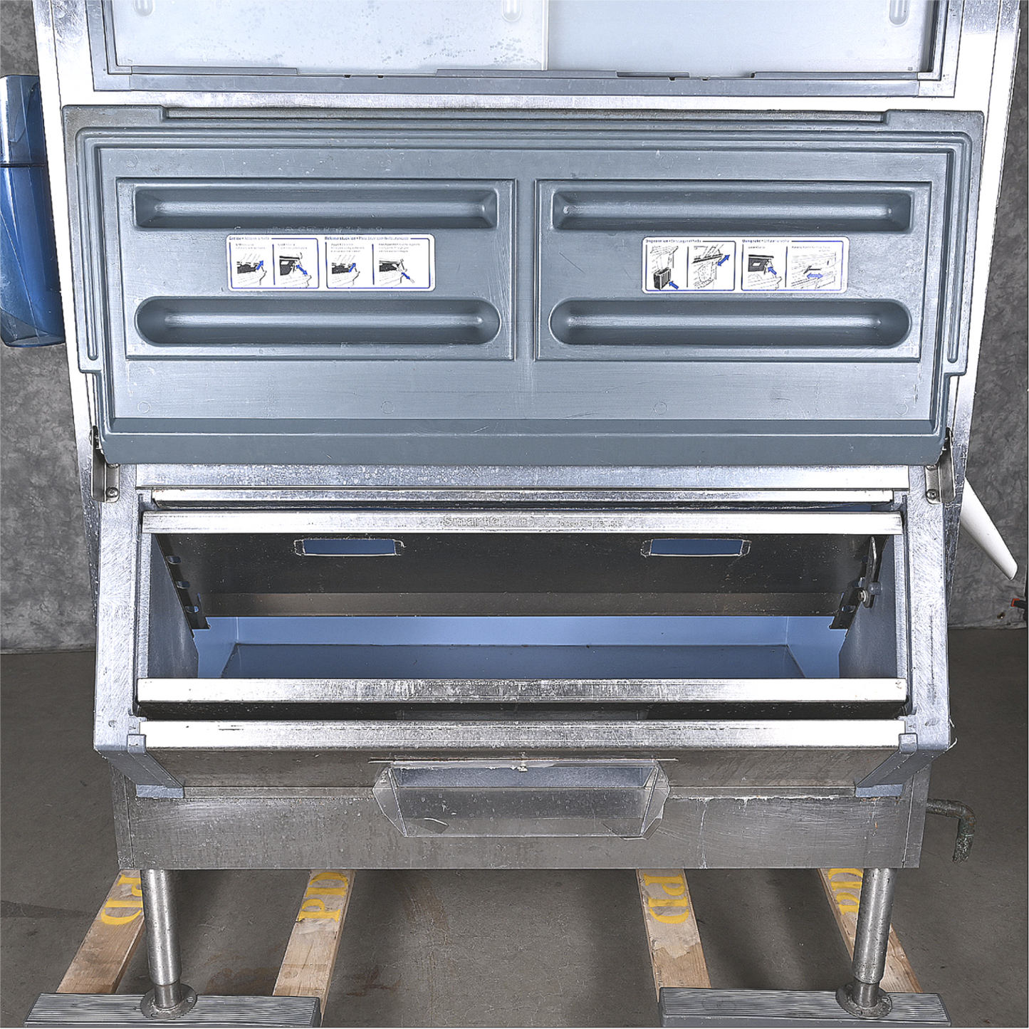 WARRANTY FOLLETT DEV1300SG-48-LP CUBE CHEWBLET 1320LBS ICE BIN PADDLE RAKE SCOOP