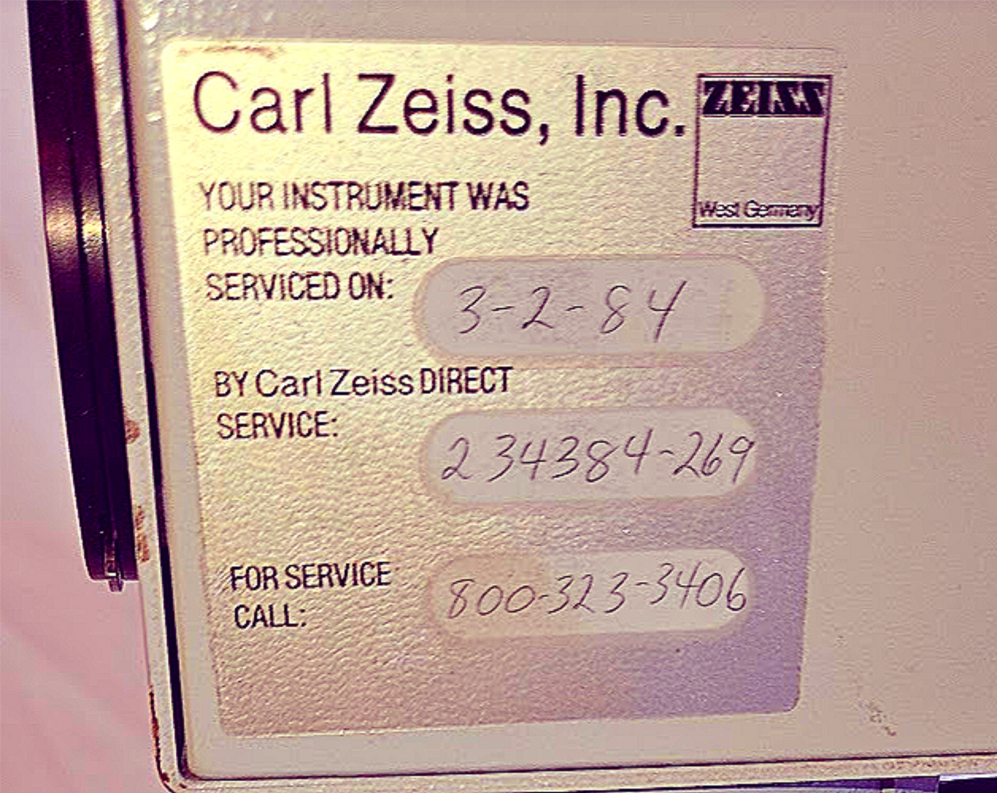 For Parts VINTAGE CARL ZEISS FUNDUS CAMERA FREE SHIPPING