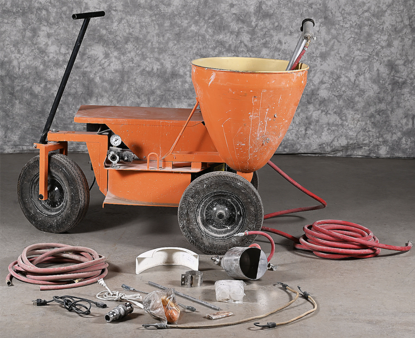 WARRANTY CARROUSEL® HEAVY-DUTY GROUT PERISTALTIC PUMP FREE-SHIP WATCH-VIDEO