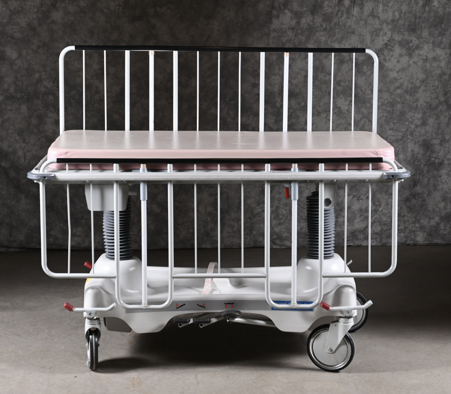 WARRANTY HAUSTED™ PEDIATRIC CRIB GURNEY COMPLETE with RAILS & MATTRESS FREE SHIP