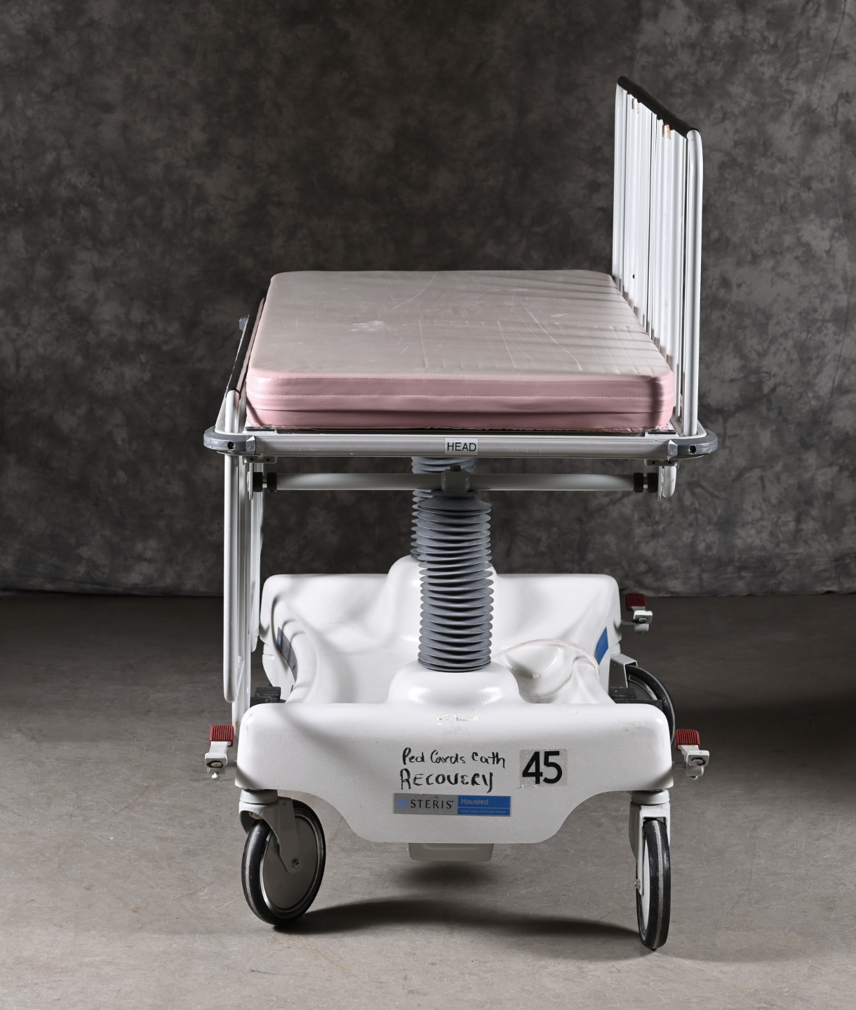 WARRANTY HAUSTED™ PEDIATRIC CRIB GURNEY COMPLETE with RAILS & MATTRESS FREE SHIP