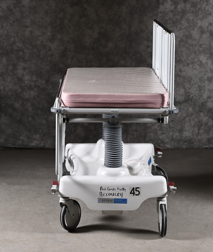 WARRANTY HAUSTED™ PEDIATRIC CRIB GURNEY COMPLETE with RAILS & MATTRESS FREE SHIP