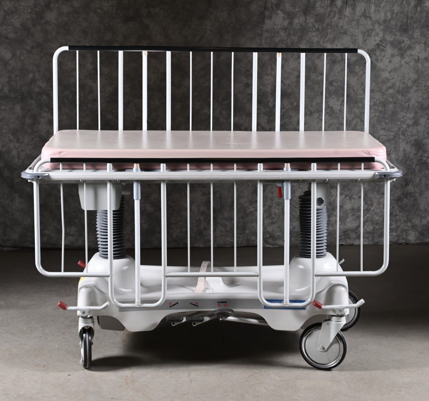 WARRANTY HAUSTED™ PEDIATRIC CRIB GURNEY COMPLETE with RAILS & MATTRESS FREE SHIP