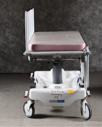 WARRANTY HAUSTED™ PEDIATRIC CRIB GURNEY COMPLETE with RAILS & MATTRESS FREE SHIP