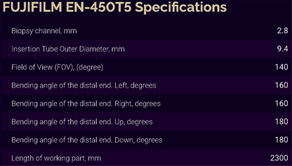 90-DAY-WARRANTY OLYMPUS FUJINON ENF450T5 FIBERSCOPE ENDOSCOPE ENTEROSCOPE CAMERA