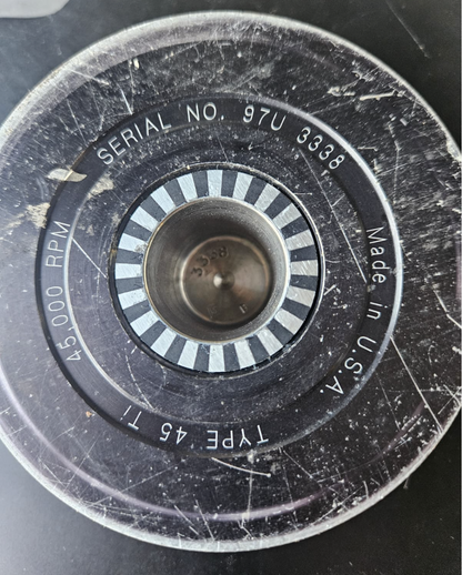 90-DAY-WARRANTY BECKMAN TYPE 45 Ti FIXED ANGLE ULTRACENTRIFUGE ROTOR FREESHIPPIN