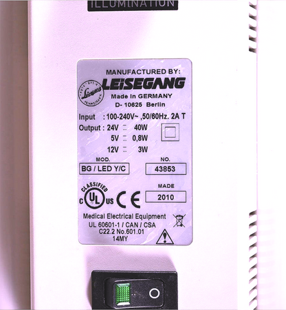 90DAYWARRANTY LEISEGANG OPTIK 2 MODEL 3MVL-LED Y/C & OPERATIONAL MANUAL FREESHIP