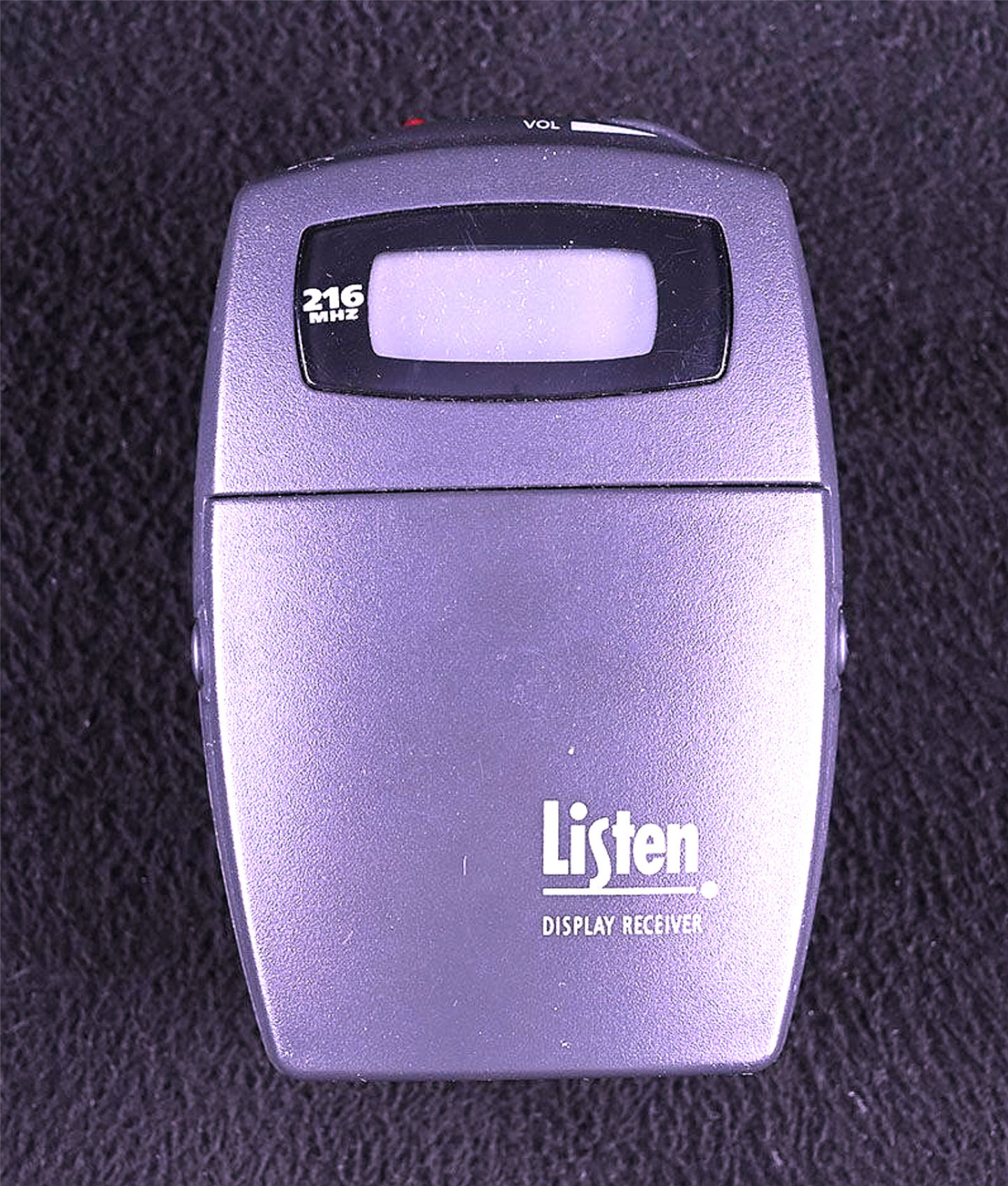 SET 11 LISTEN TECHNOLOGIES LR-400-216 PORTABLE DISPLAY RF RECEIVER 216MHZ & CASE